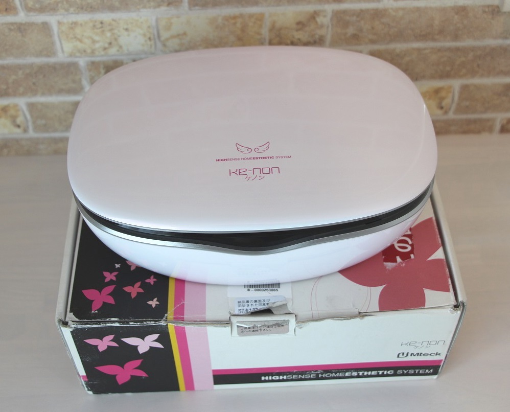 ケノン パールホワイト(まゆげ脱毛器付) ほぼ未使用/付属品全付】脱毛器