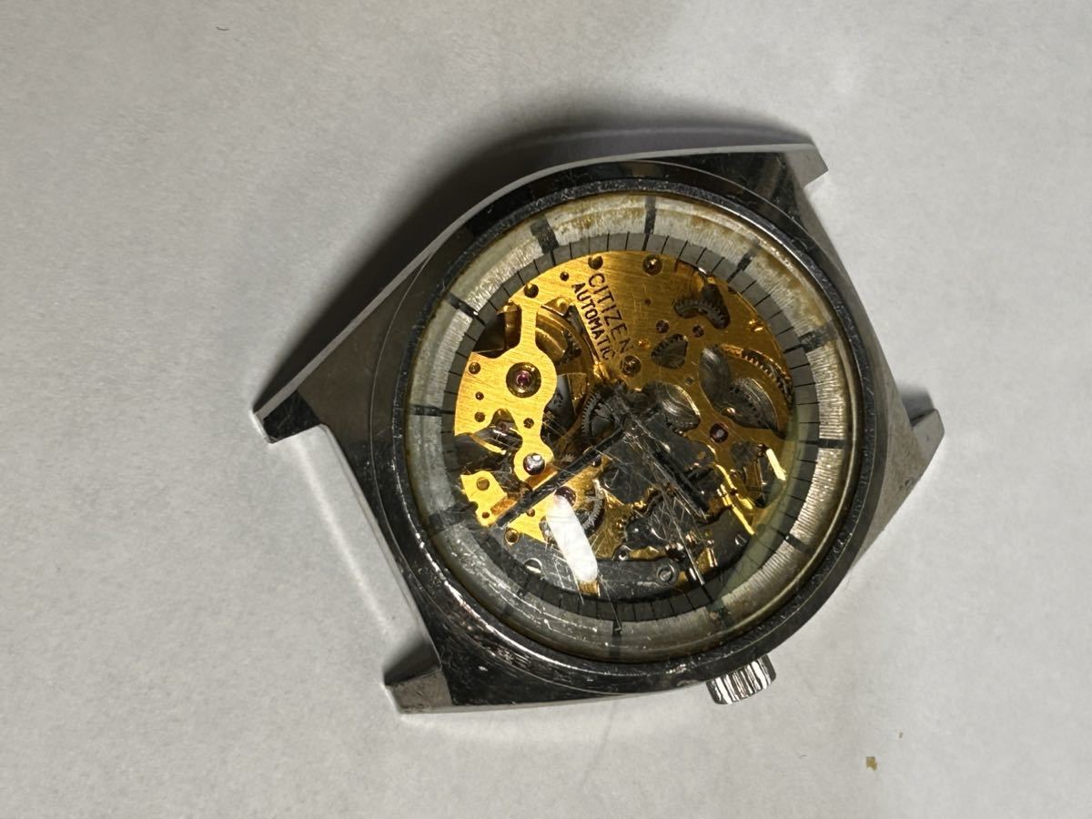 シチズン CITIZEN スケルトン 稼働品 - 0 ラウンド Yahoo!オークション 