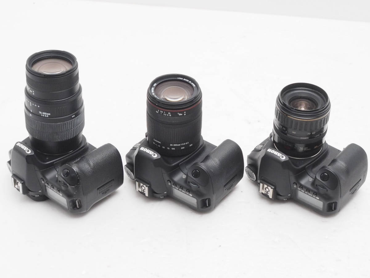 ☆訳あり大特価☆ キャノン CANON EOS 40D ボディ＆レンズ 3台セット 