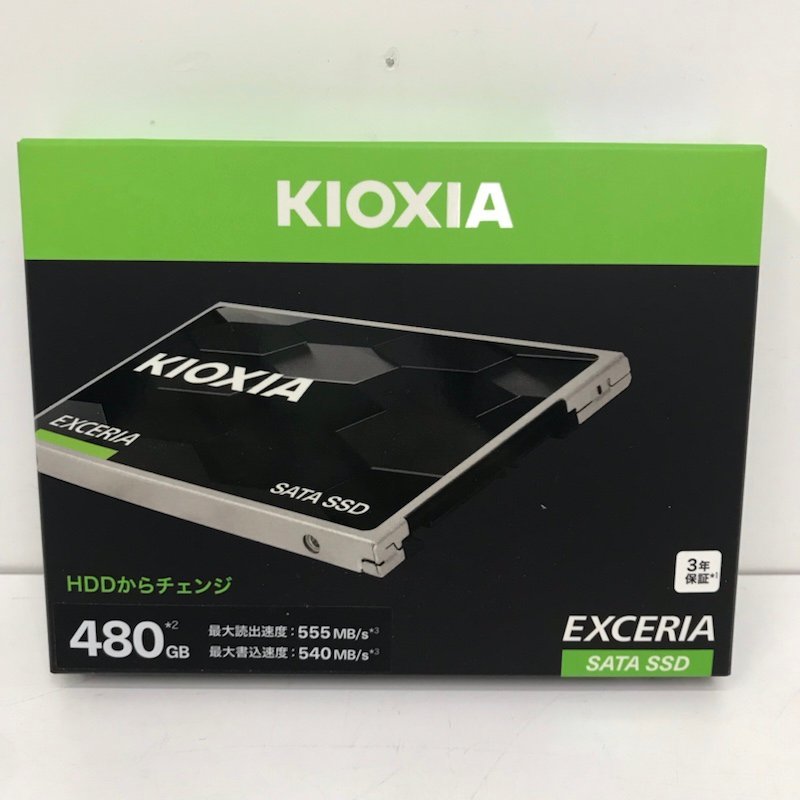 KIOXIA EXCERIA SATA SSD 480GB ① 使用時間2時間 未開封・新品