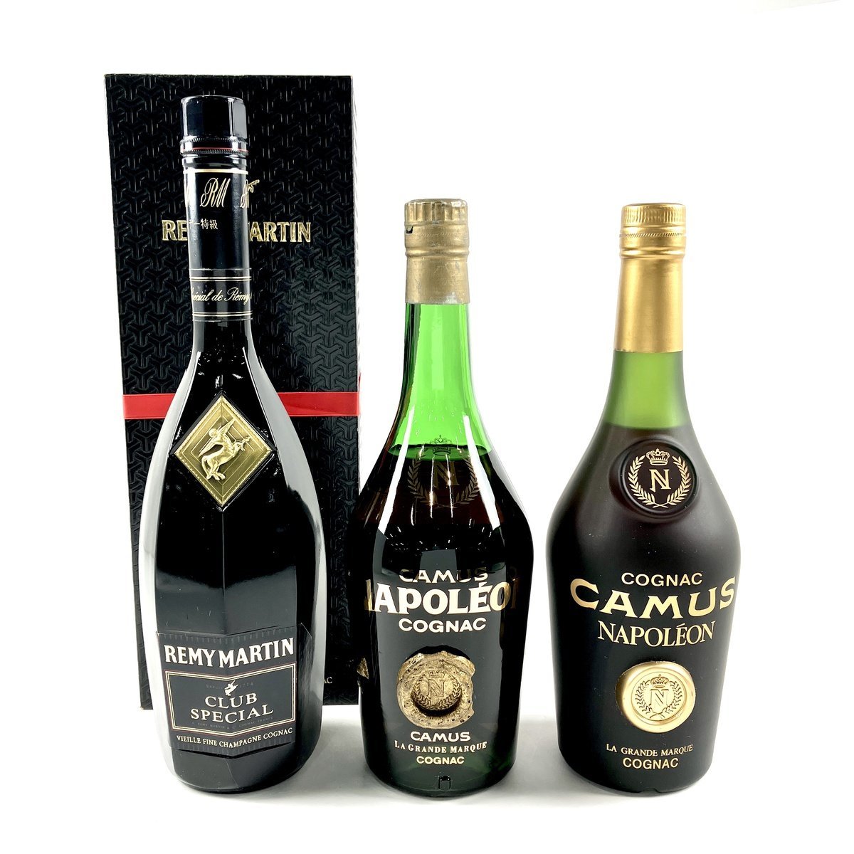 3本 REMY MARTIN CAMUS コニャック 3本 レミーマルタン カミュ