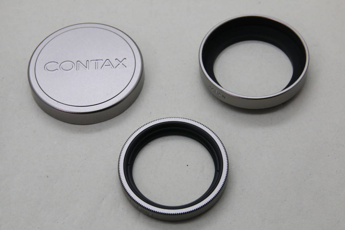 コンタックス / CONTAX　30.5mm Pフィルター + レンズキャップ(K-34) + TVS用フード　けっこうきれいです 