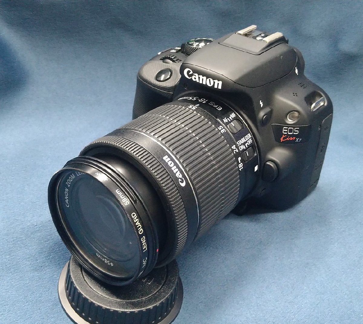 綺麗【Canon キャノン デジタル一眼レフカメラ EOS Kiss X7 ダブル