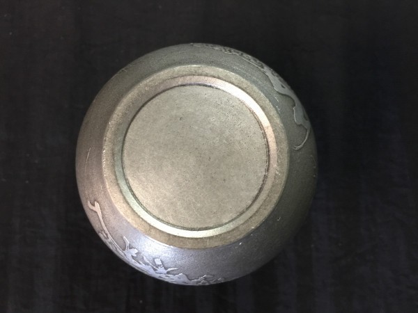 D4-351 茶道具 錫 間村自造 急須 銚子 木箱入り 煎茶道具 酒器 茶壷 総