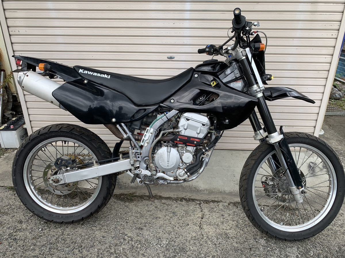KLX250 H5 セル キック付き 希少 カワサキ FMFスリップオン