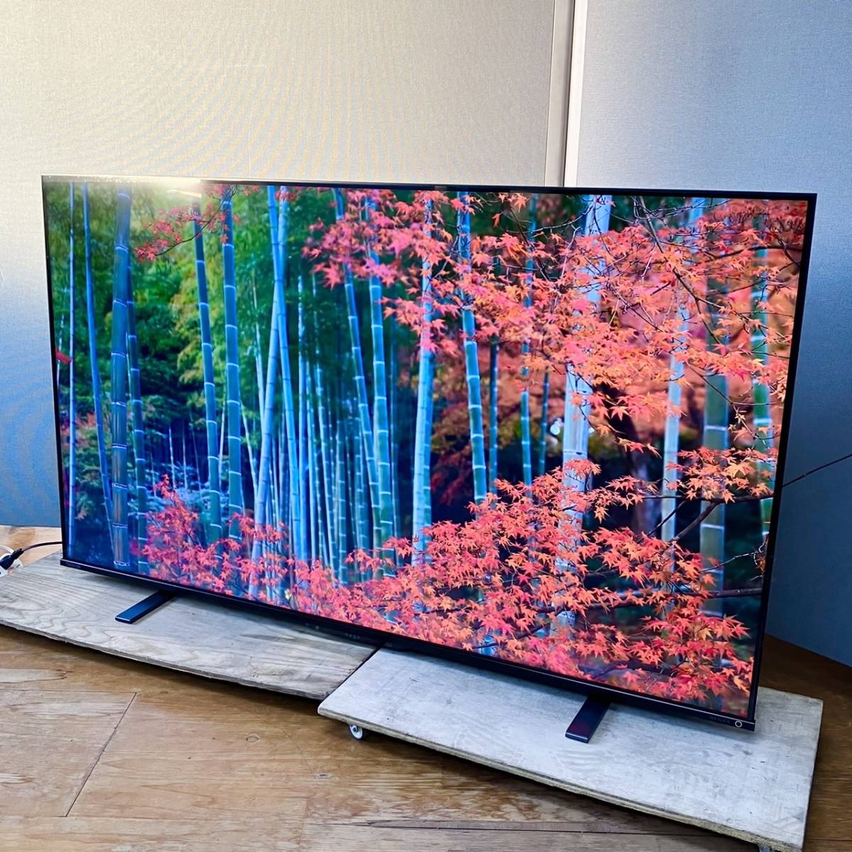 東芝REGZA 2021年製、55インチ、4K、ジャンク、画面割れ 【公式通販】