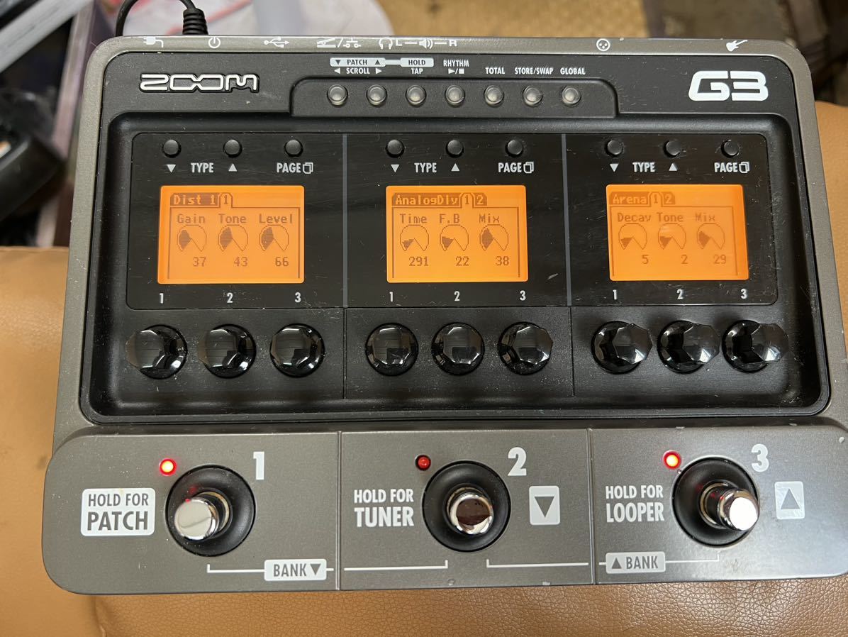 ZOOM ズーム G3 ギター用 エフェクター マルチエフェクター ZOOM G3