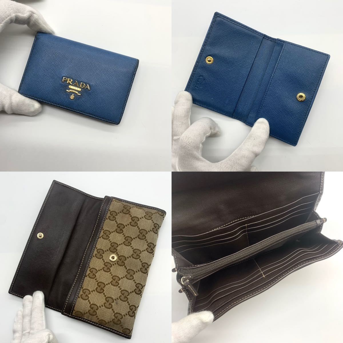 ブランド財布6点) GUCCI グッチ PRADA プラダ MIUMIU ミュウミュウ