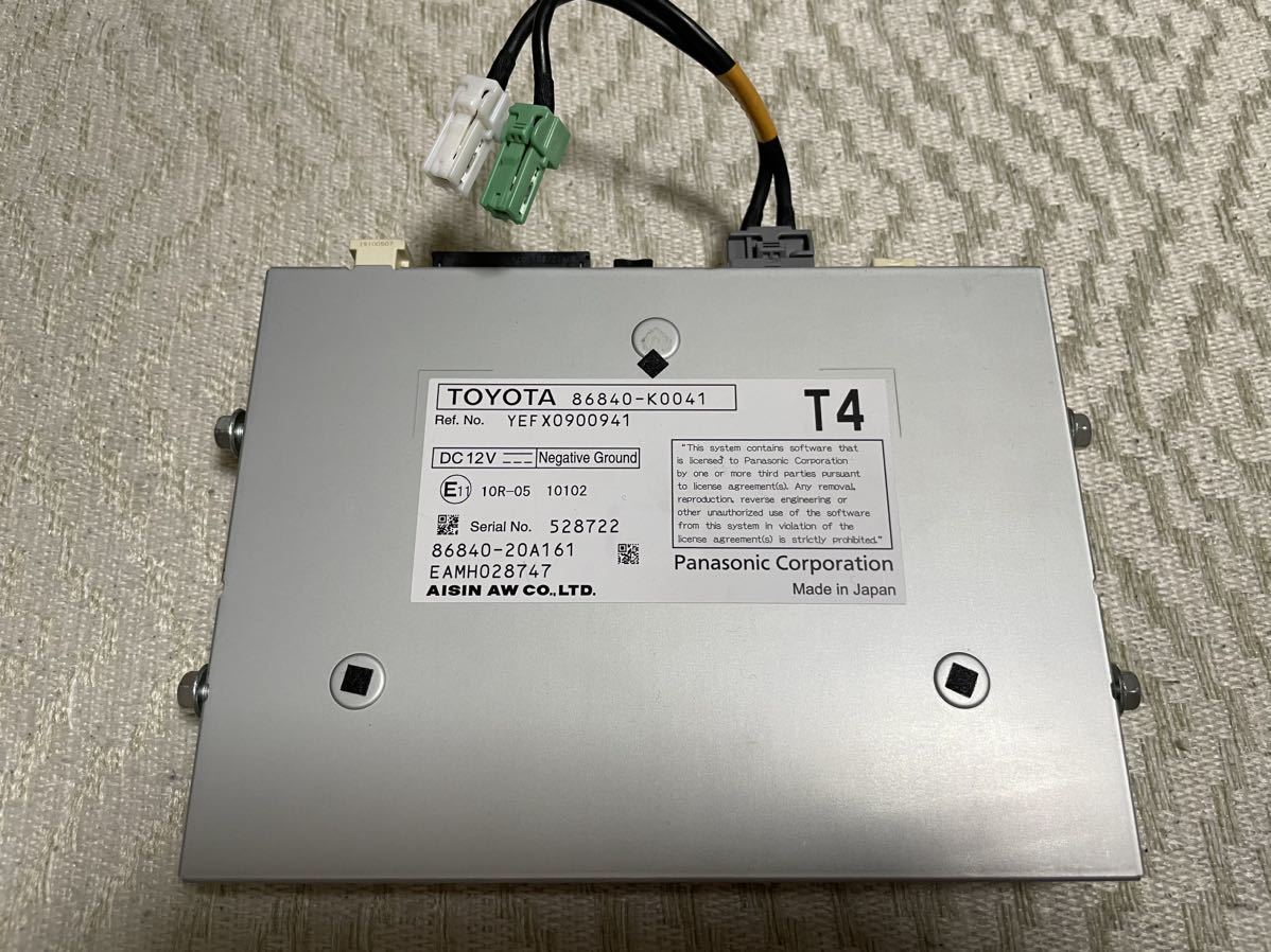 トヨタ純正 ディスプレイオーディオ T-Connect T4 Tコネクト ナビ