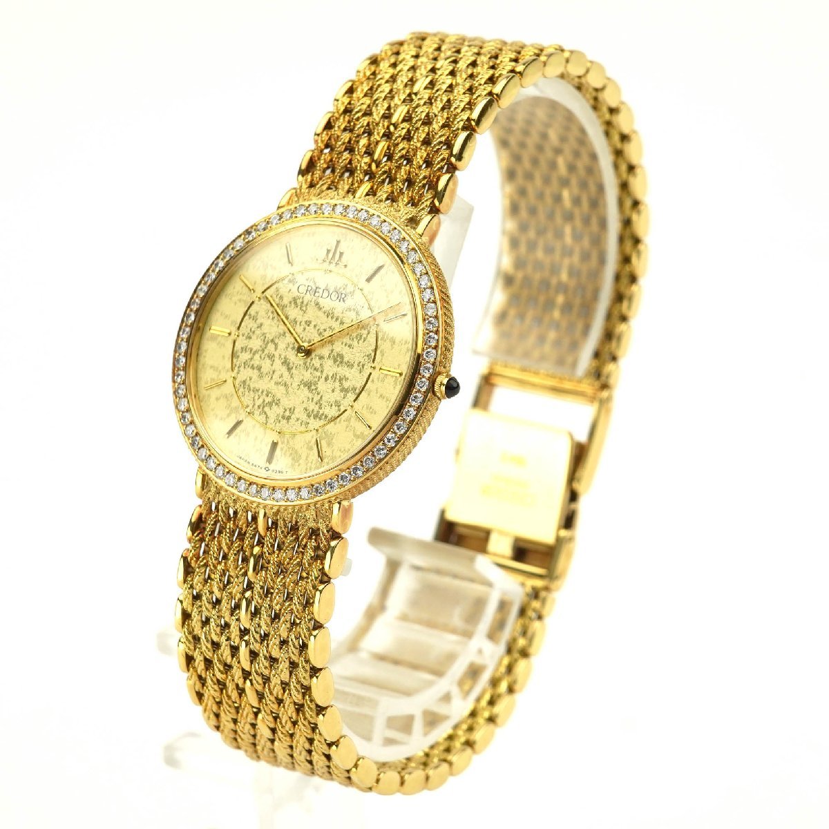 中古/稼働品】 SEIKO CREDOR (セイコー クレドール) 5A74-0180-D 18KT 