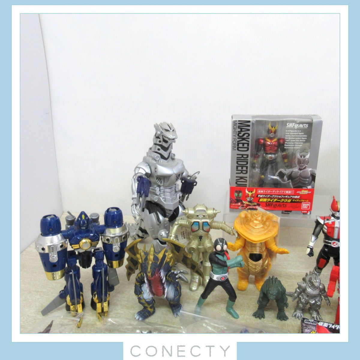 動作未確認 ゴジラ/仮面ライダー/ウルトラマン 等 フィギュア/カード 