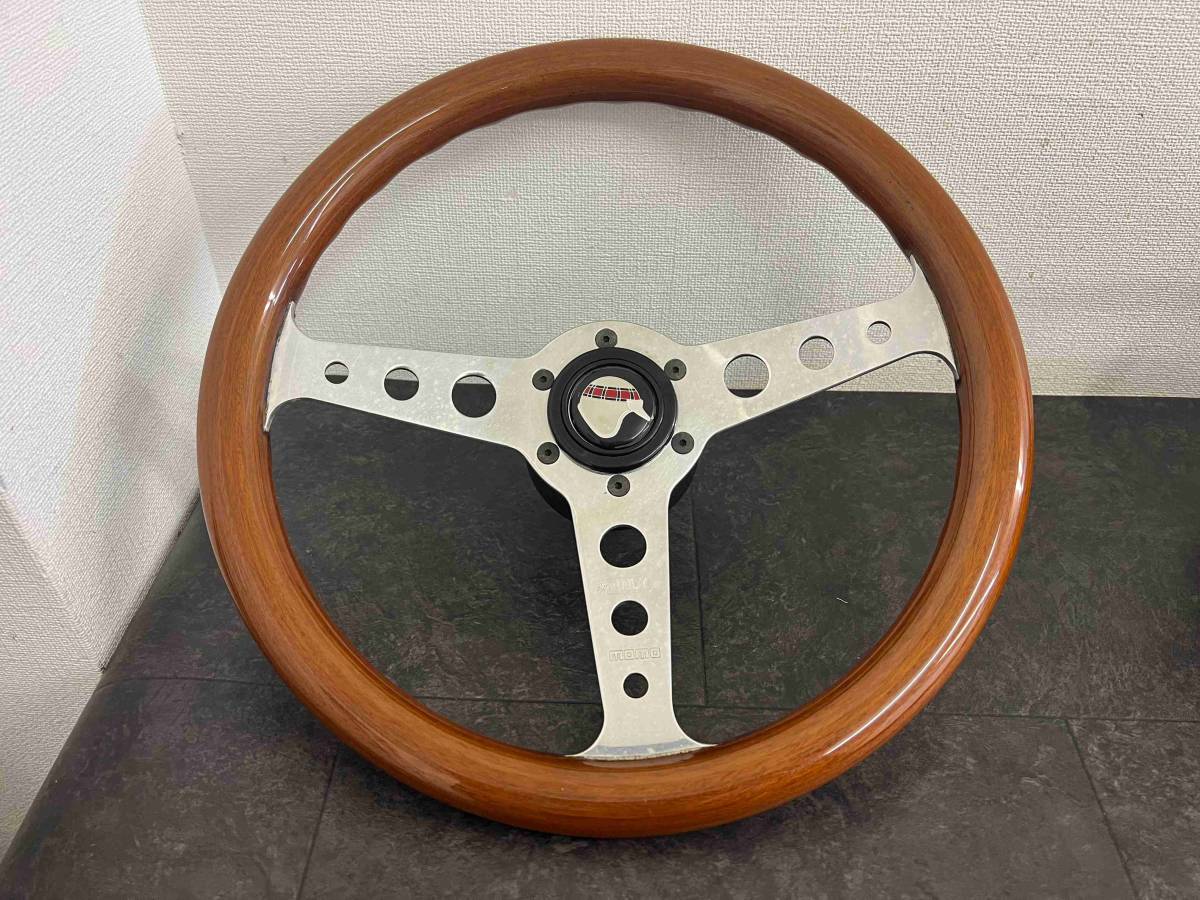 CT3837 MOMO モモ スーパーインディ SUPER INDY 木製 ステアリング 旧