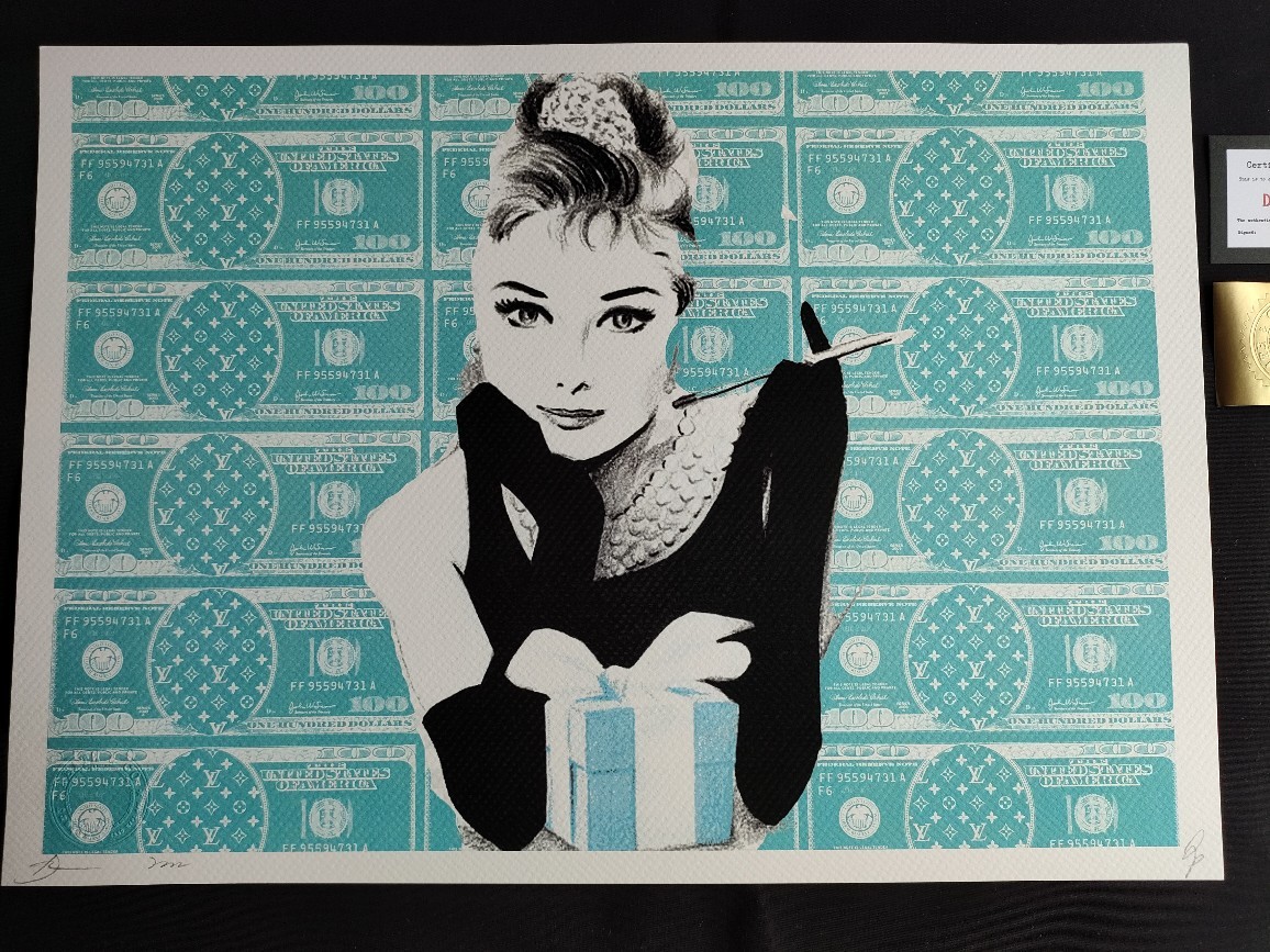 世界限定100枚 NYC アートポスター 3 Audrey Hepburn オードリー