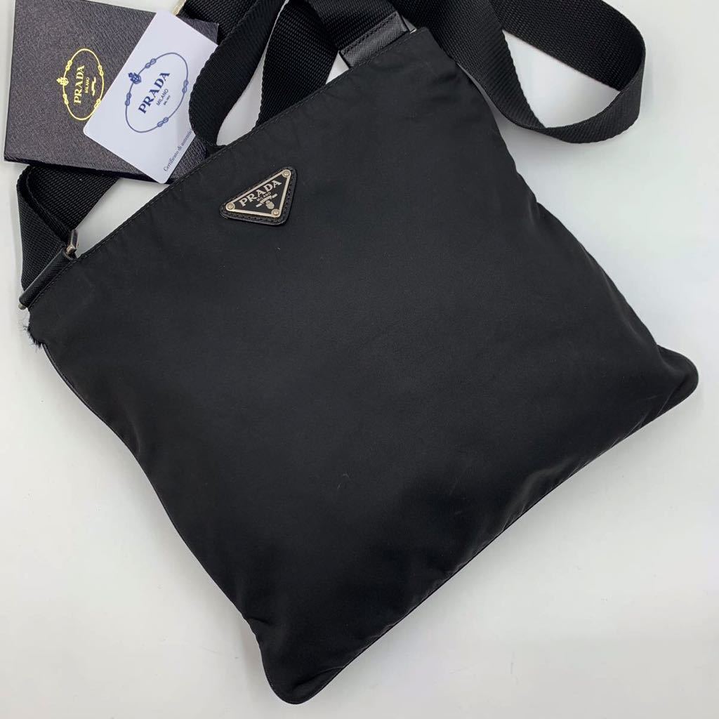 美品人気】 PRADA プラダ ショルダーバッグ サコッシュ テスート
