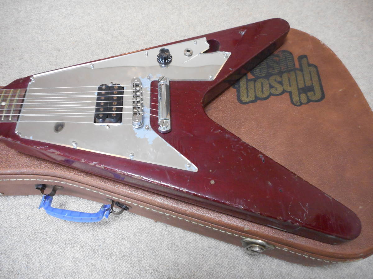 □激安！Gibson Flying V ギブソンフライングV ハードケース付き  