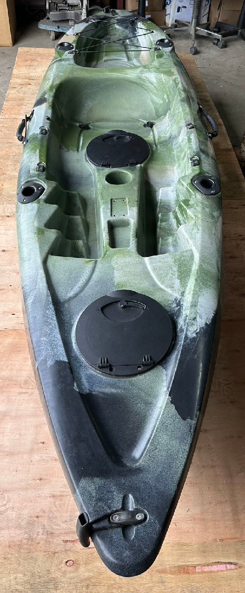 中古品 1人乗り ディスカバリーカヤック ソロカヤック フルセット 