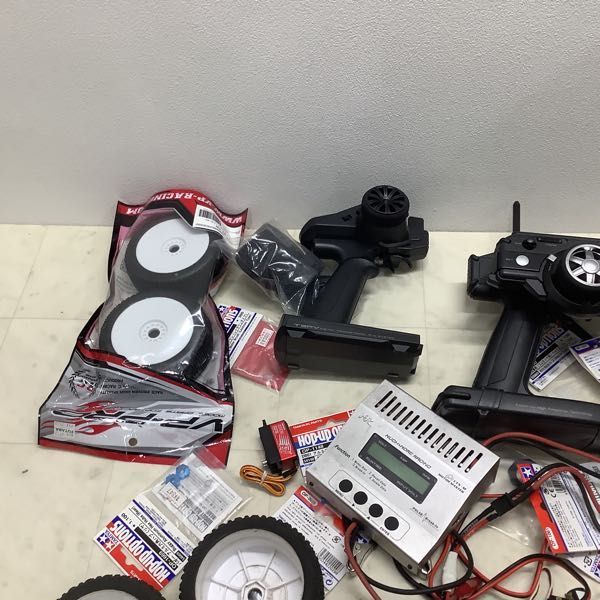 1円〜 訳あり ジャンク RC ラジコン サンワ 送信機 M11 タイヤ TRF201 48 ピッチスパーギヤ 79T 他 ジャンク 1円〜 訳あり