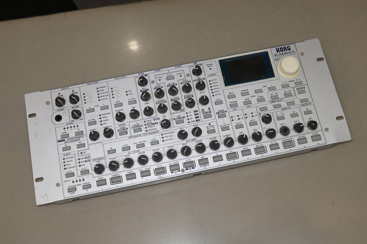 ▲▽1円～KORG/コルグ RADIAS-R Synthesizer/Vocoder ボコーダー シンセサイザー△▼