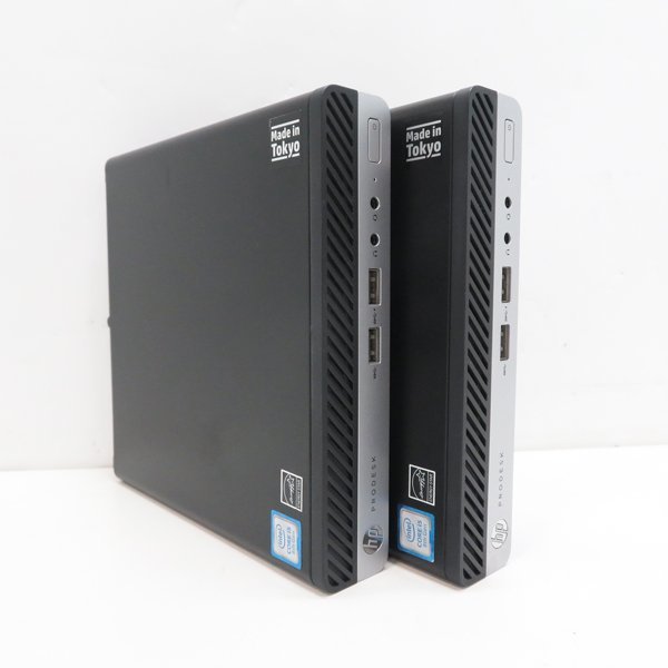10000円スタート〇HP ProDesk 400 G4 DM 2台セット【第8世代 Core