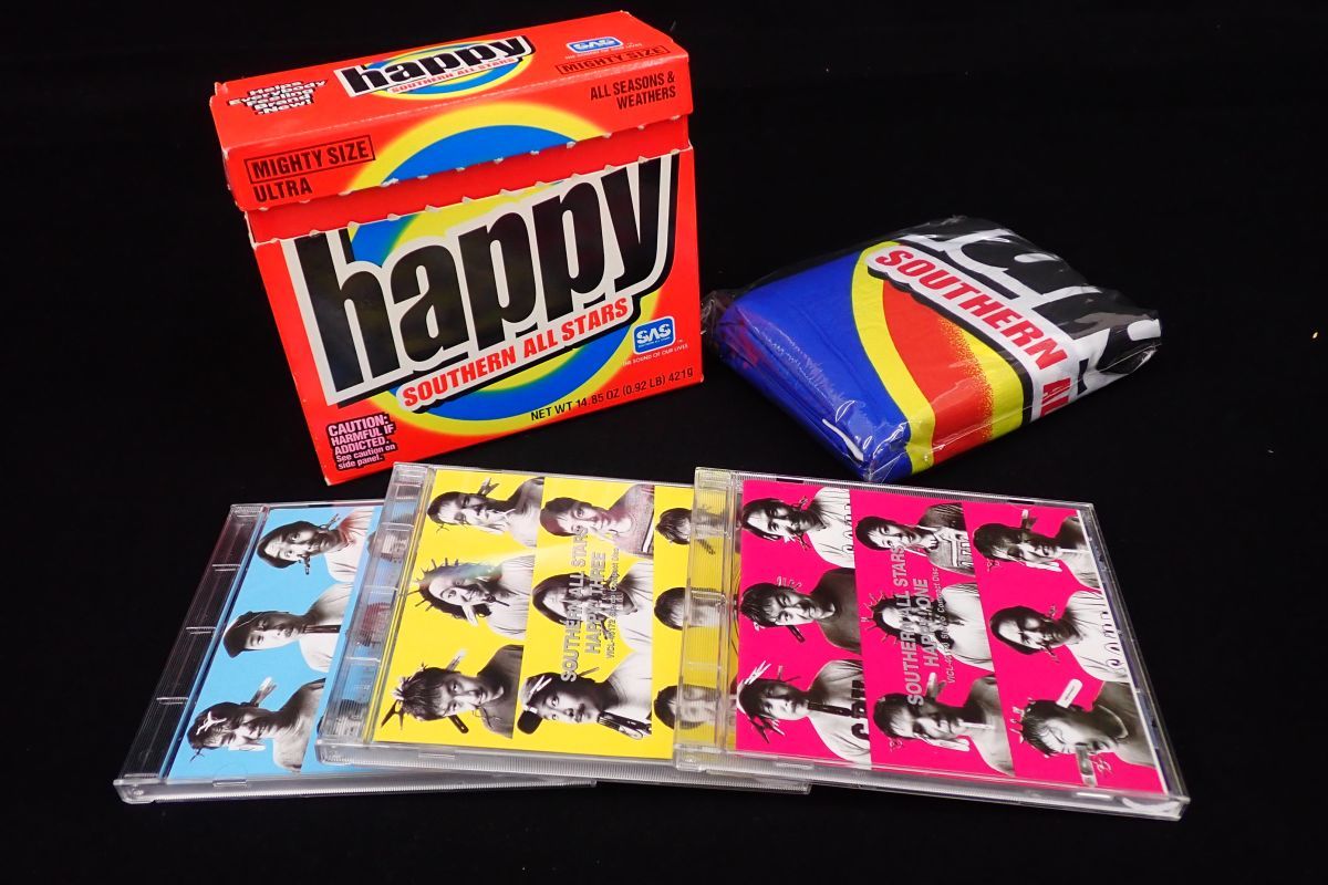 ◆◆CD04 サザンオールスターズ BEST happy 3CD BOX 限定 SOUTHERN ALL STARS◆/音楽/消費税0円