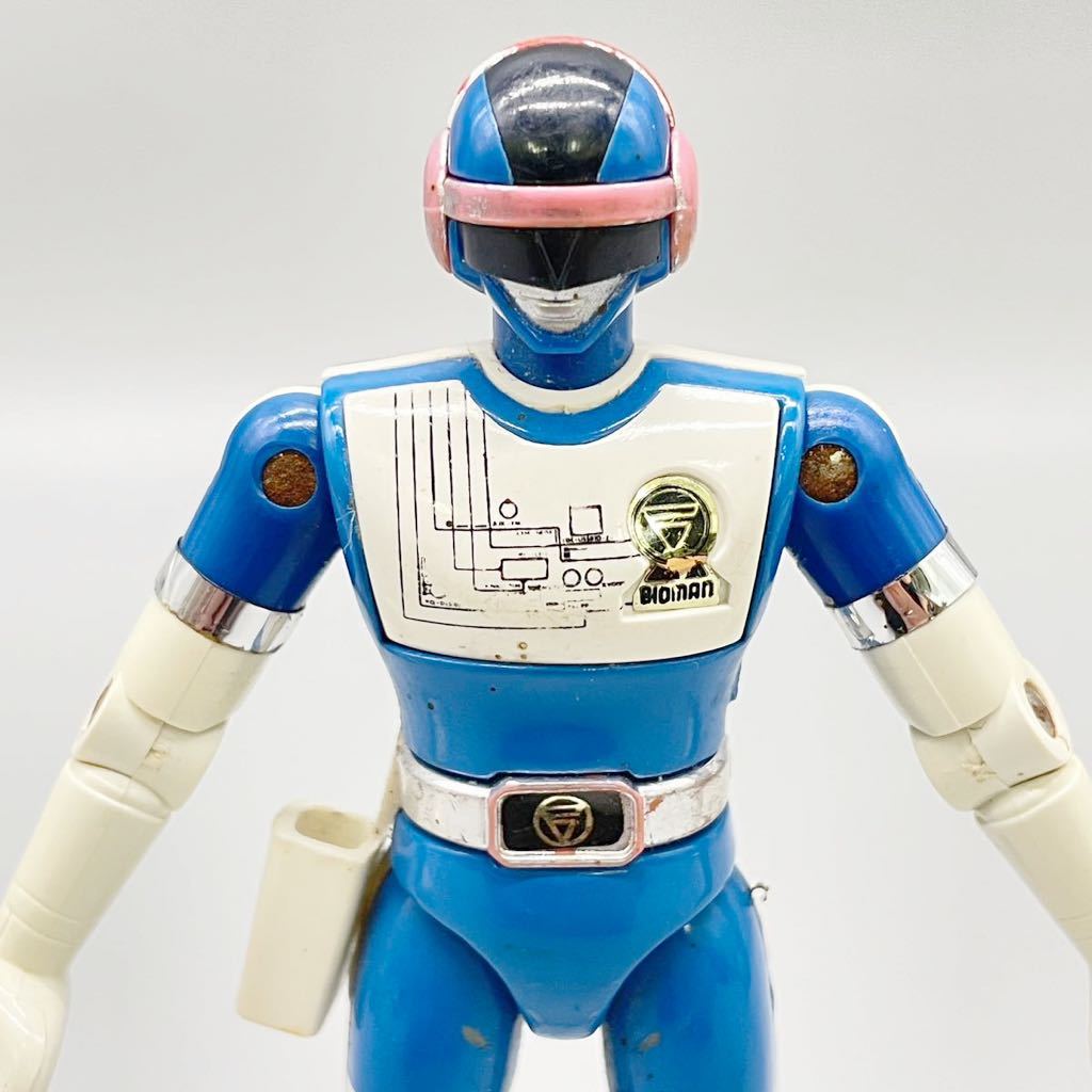 バンダイ 超電子バイオマン 超合金 ブルースリー バイオブルー3 