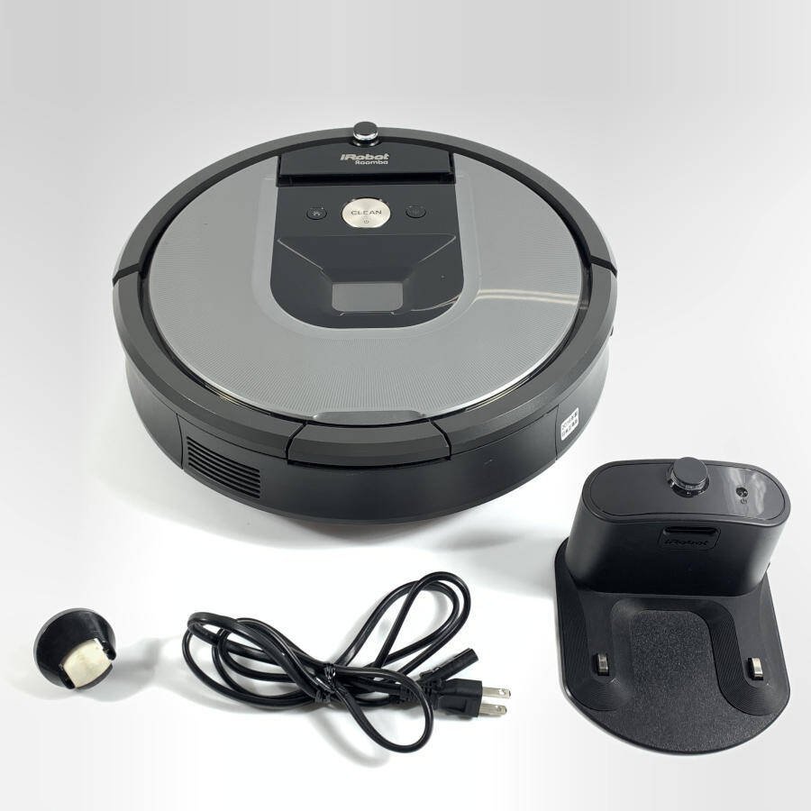 【動作確認済】iRobot ルンバ 980 ロボット掃除機 付属品付き iRobot 960 アイロボット ルンバ ロボット掃除機 電源コード/ホーム