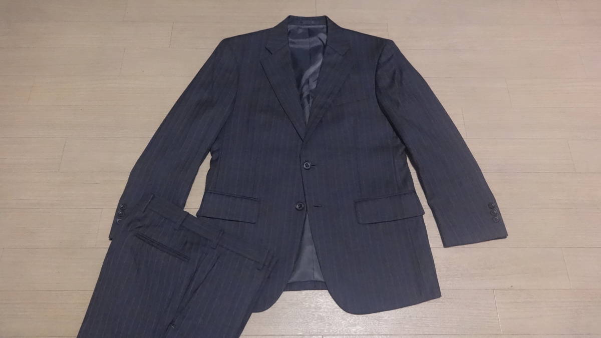 美品170cmW82cm☆イタリア製CERRUTI1881×日本製オーダー☆秋冬物2B