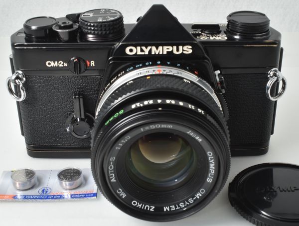 整備済/機能性能検査済】オリンパス OM-2N ブラック＋ZUIKO 50mmF1.8