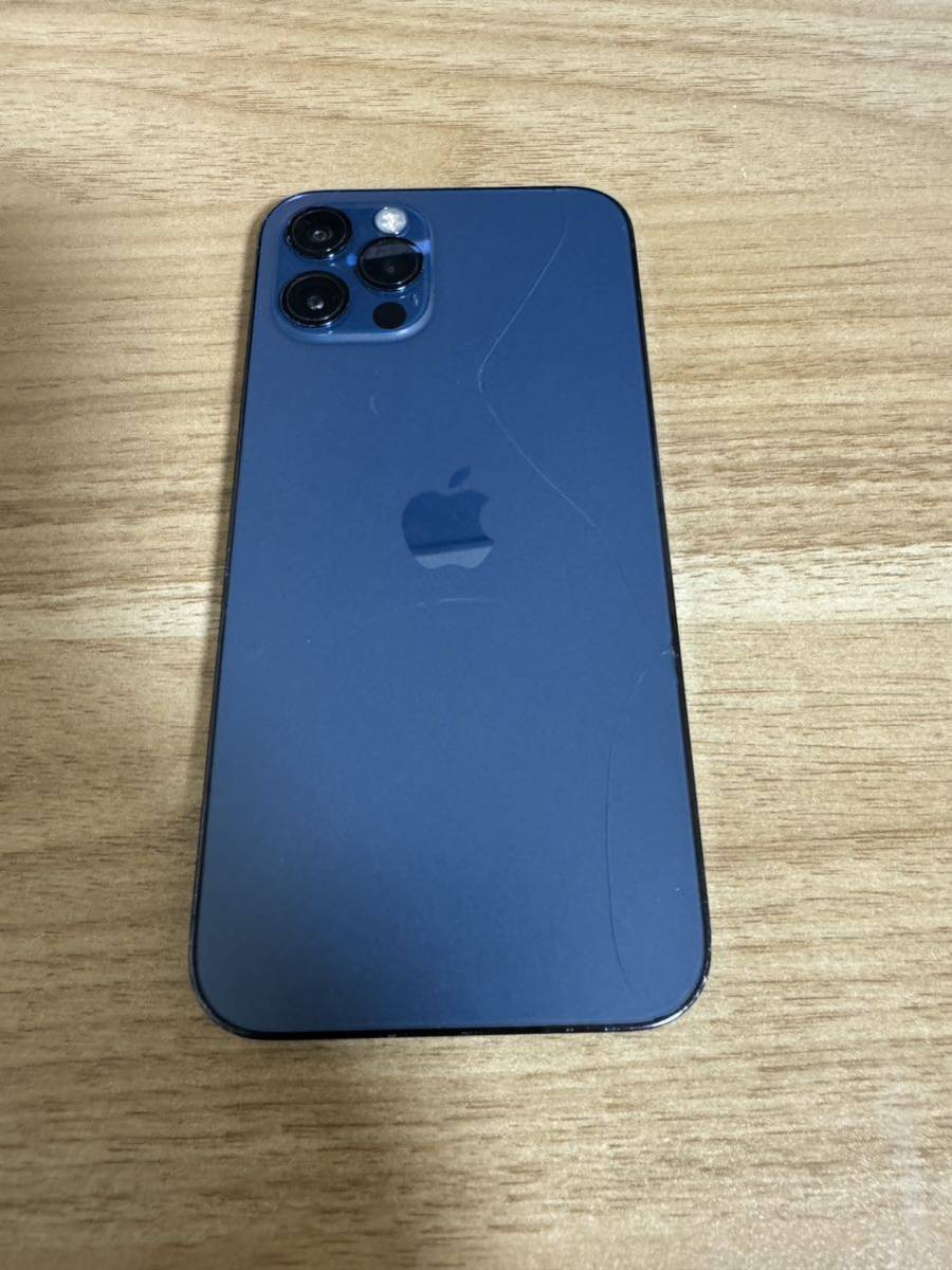 ジャンク Apple iPhone 12 Pro 256GB パシフィック ブルー SIMフリー
