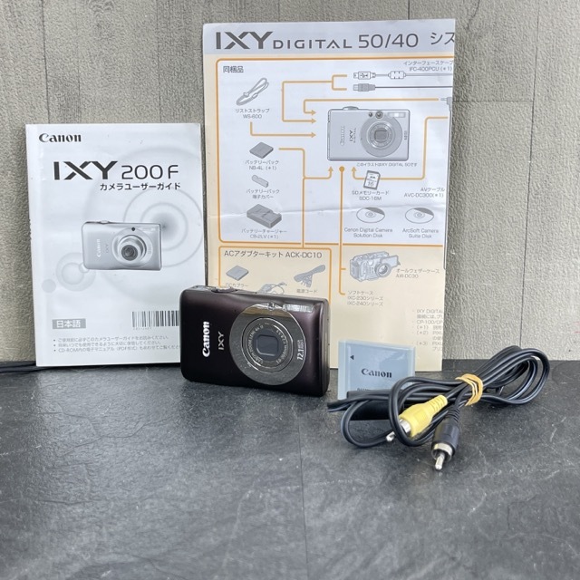 デジタルカメラ 【中古】動作保証 Canon キャノン IXY 200F ブラウン系