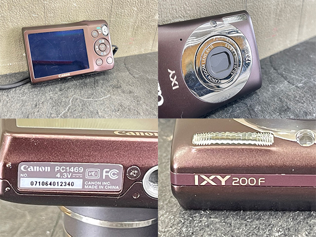 デジタルカメラ 【中古】動作保証 Canon キャノン IXY 200F ブラウン系