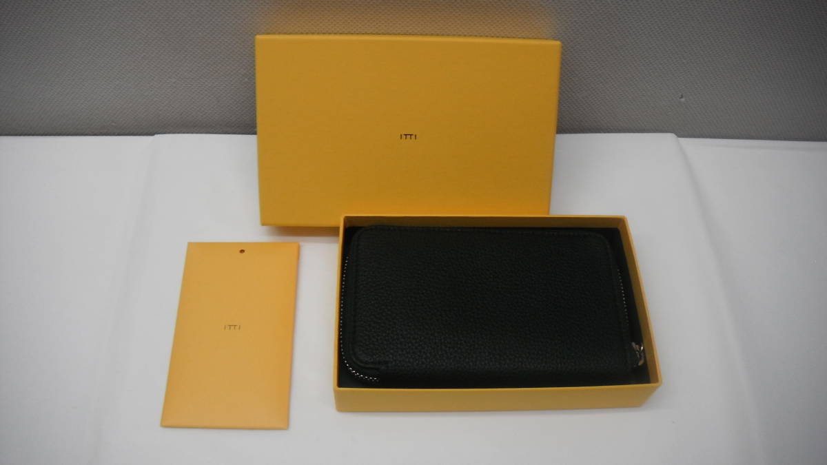 メンズ 【限定品】ITTI イッチ ブライドルレザー Lジップ 2つ折り財布