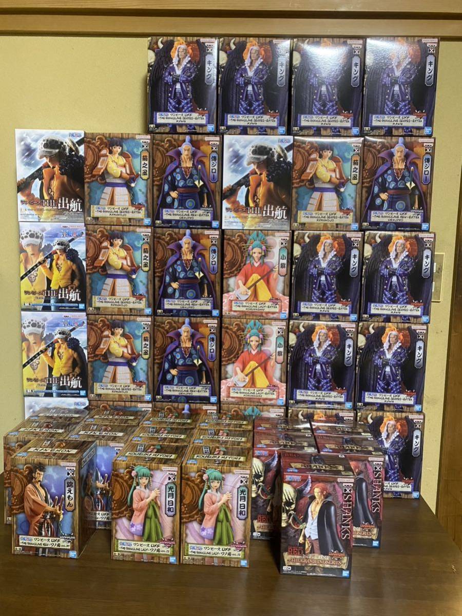 ワンピース プライズフィギュア 60個まとめ売り DXF ワノ国 ワンピース ワンワノ国 ピースSERIES- D プライズ-THE フィギュア 60個