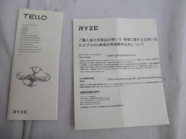 新作登場，セール 【同梱可】訳有 ホビー RYZE Tello トイドローン 動作未確認 ジャンク