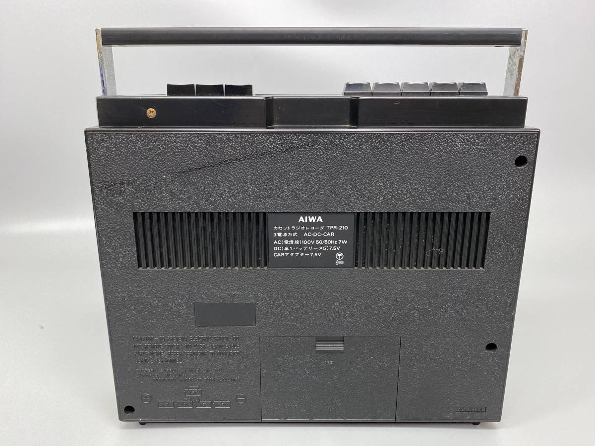 最安値，SALE AIWA カセットラジオレコーダ TPR－210 中古保管品 現状