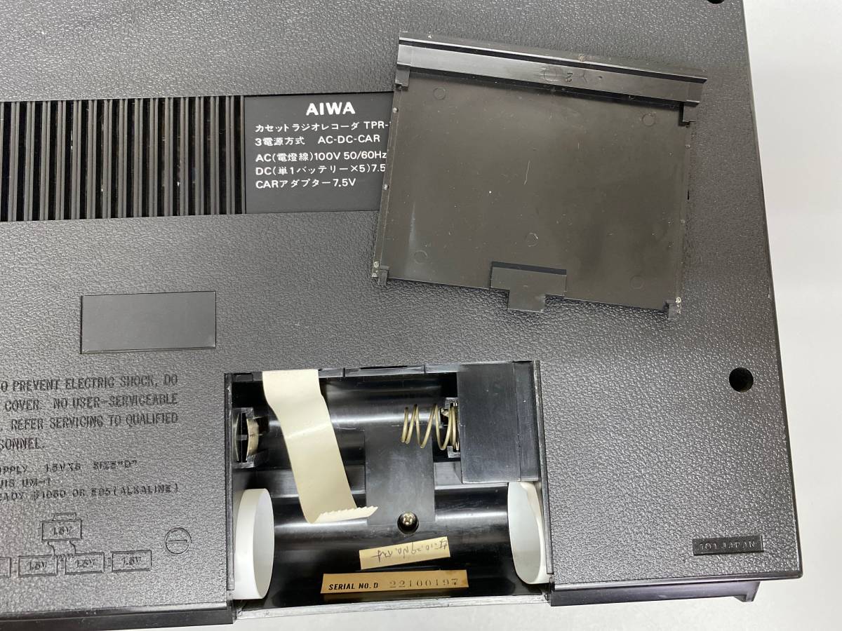 最安値，SALE AIWA カセットラジオレコーダ TPR－210 中古保管品 現状