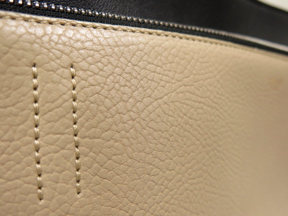 超美品○CELINE セリーヌ○EDGE エッジ○カーフ レザー 本革○バイ 