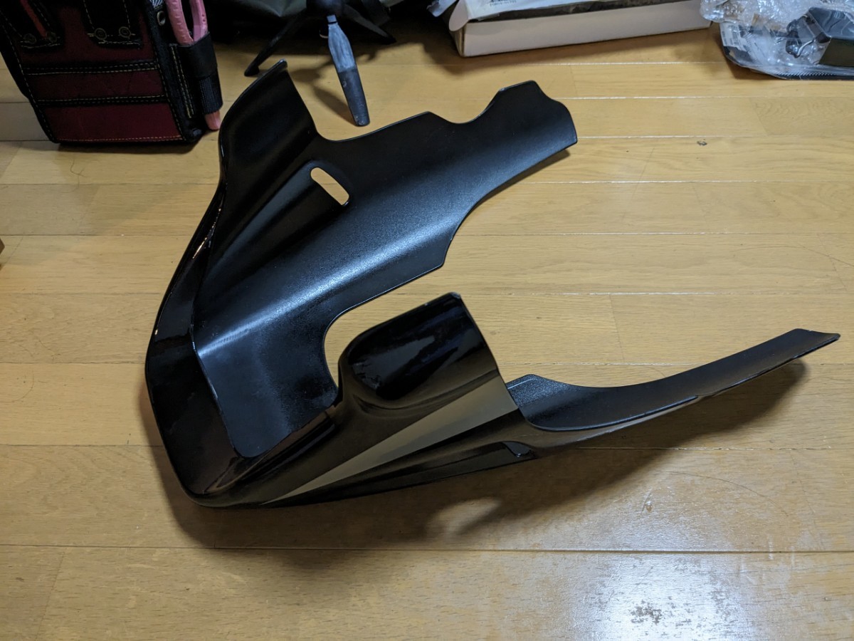 バイク用 汎用 アンダーカウル 黒 ABS製 ブラック アンダーカバー 検 