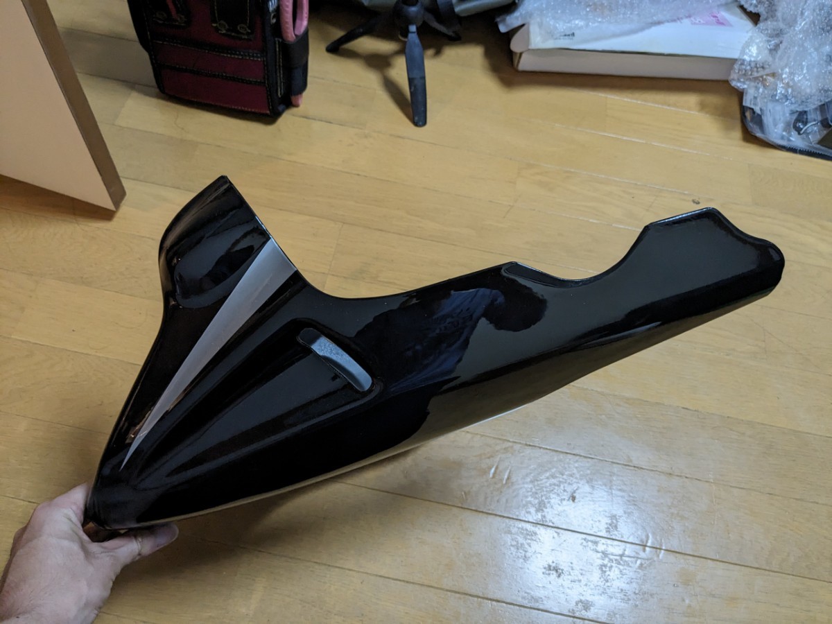 バイク用 汎用 アンダーカウル 黒 ABS製 ブラック アンダーカバー 検 