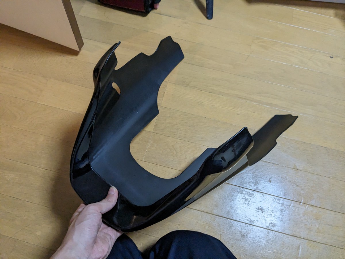 バイク用 汎用 アンダーカウル 黒 ABS製 ブラック アンダーカバー 検 