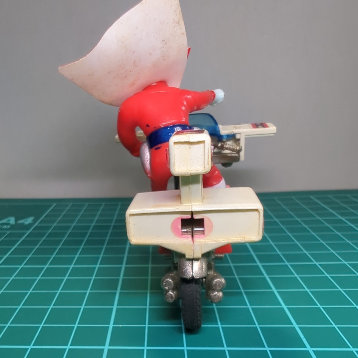当時物 秘密戦隊ゴレンジャー アカレンジャー 超合金バイク ポピー 