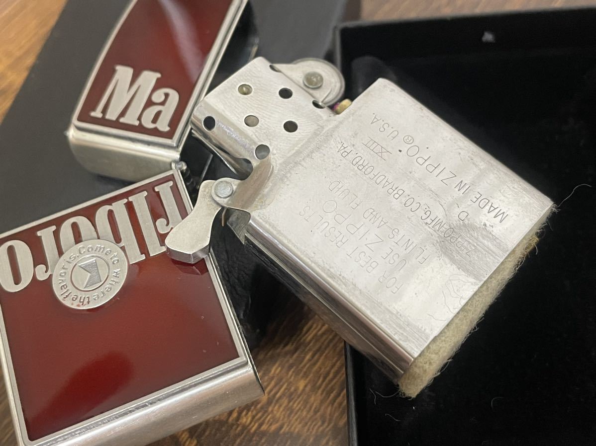 送料無料 限定品 中古美品 ZIPPO ジッポライター マルボロ Marlboro 