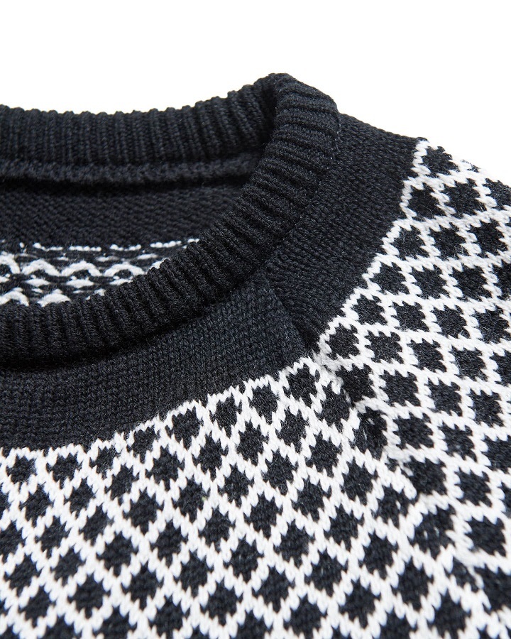 uniform experiment 23AW RBG CREWNECK KNIT サイズ 3 ブラック 新品未 