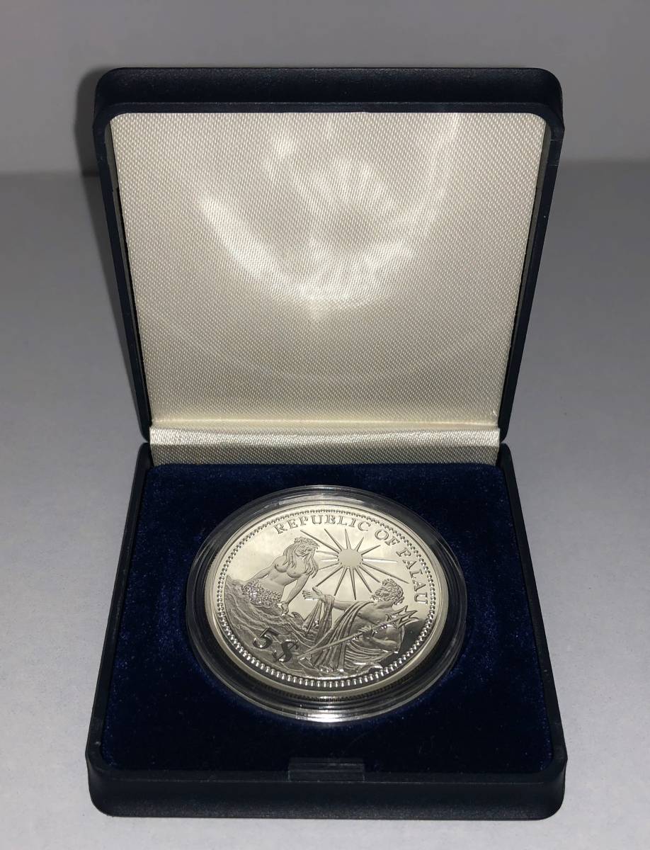 ☆パラオ共和国 ５ドル銀貨 １９９４年 １枚☆em118 パラオ共和国 5ドル