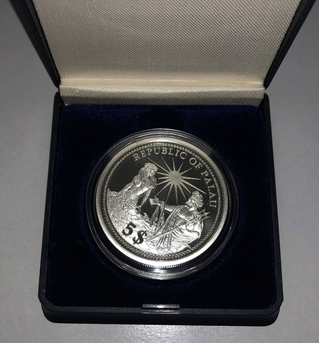 ☆パラオ共和国 ５ドル銀貨 １９９４年 １枚☆em118 パラオ共和国 5ドル