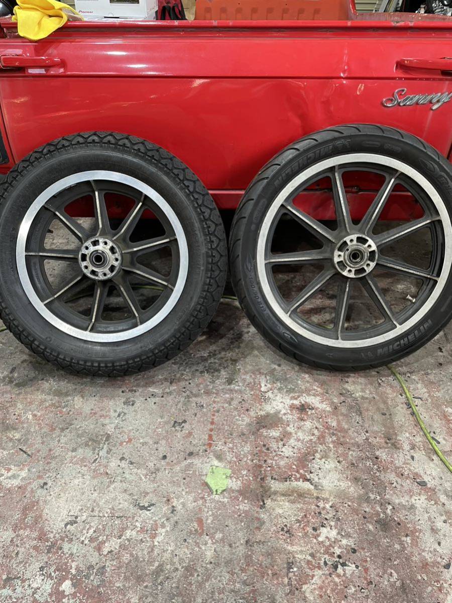 ハーレー ショベル 9キャスト 純正ホイール セット ショベル 純正