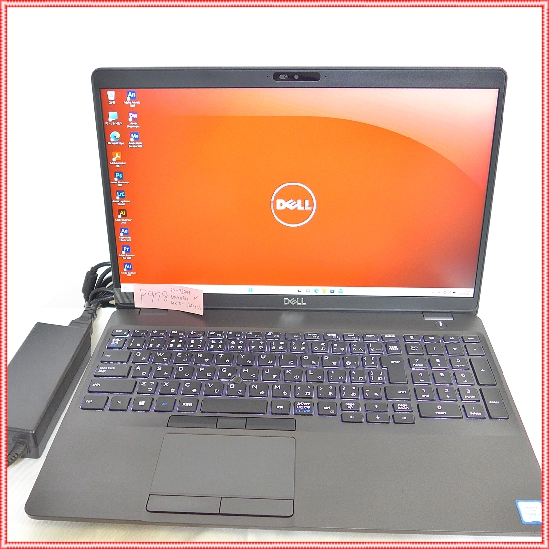 クリエイターPC】DELL Latitude 5501 i7 9850H Geforce MX130 クリエイターPC】DELL Latitude 5501 i7 9850H Geforce MX130