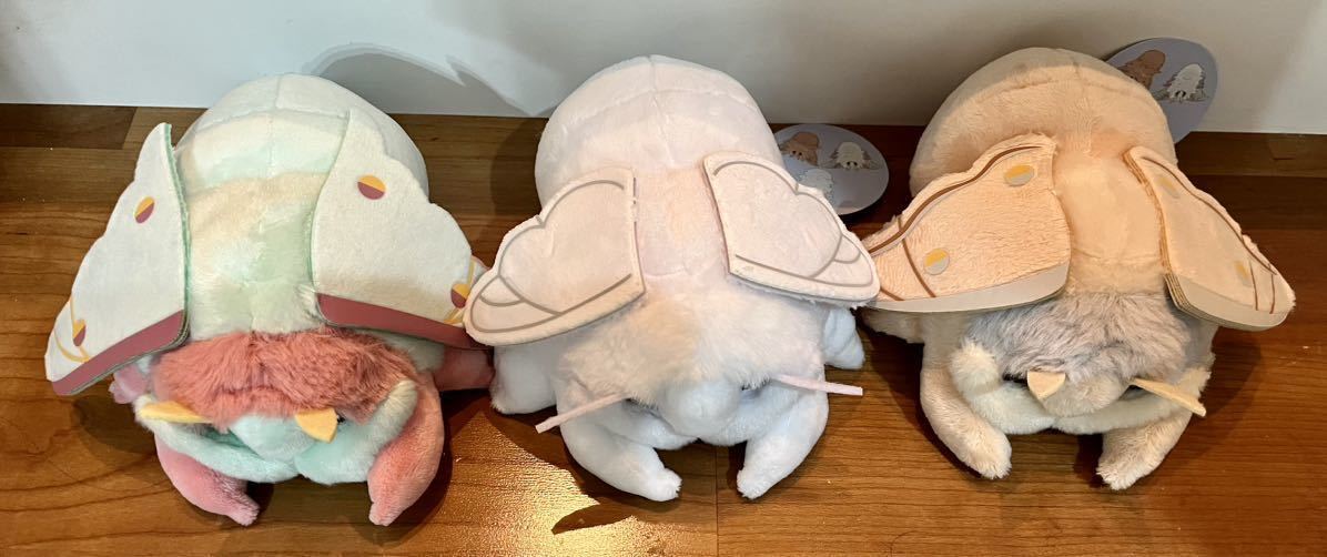 期間限定値下げ中モスのいる日常 カイコ系モス ぬいぐるみ3点セット モス