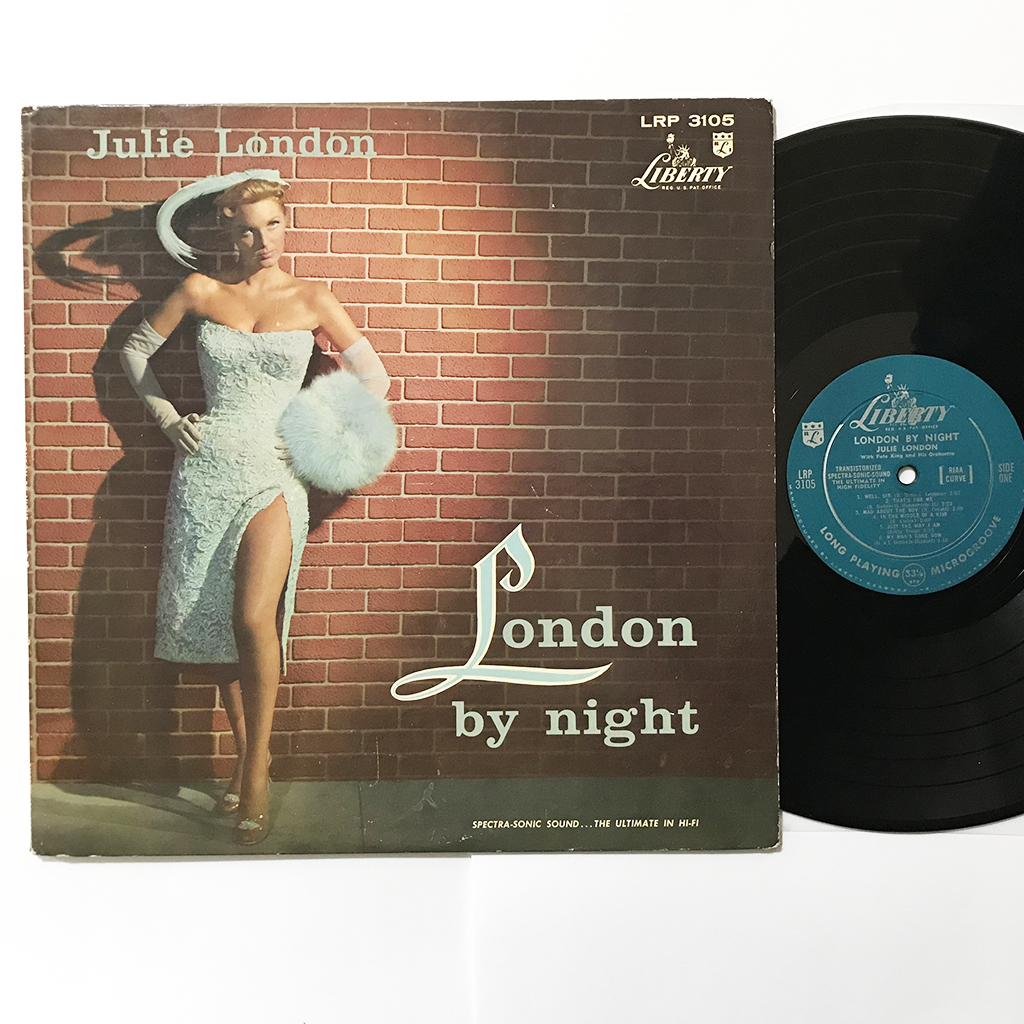 US ORIG LP■Julie London■London By Night■Liberty オリジナル ターコイズ・ラベル アメリカ盤 モノラル【試聴できます】