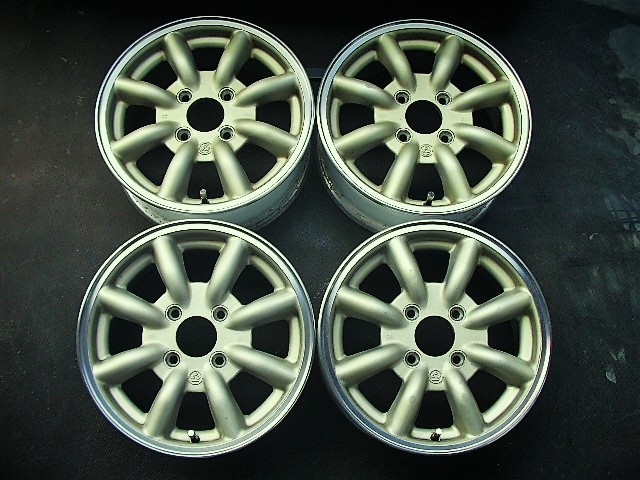 ☆美品！ RS ワタナベ 8スポーク 13インチ 5.0J 4穴 PCD100 ＋40☆4本 